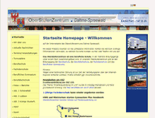 Tablet Screenshot of osz-dahme-spreewald.de